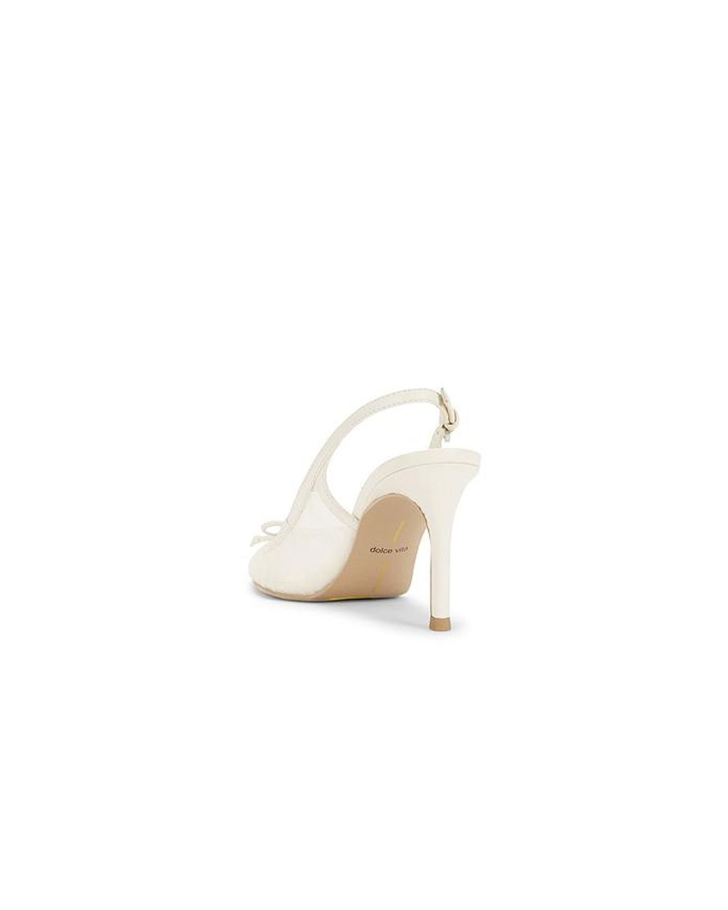 Dolce Vita White Yela Slingback Pump