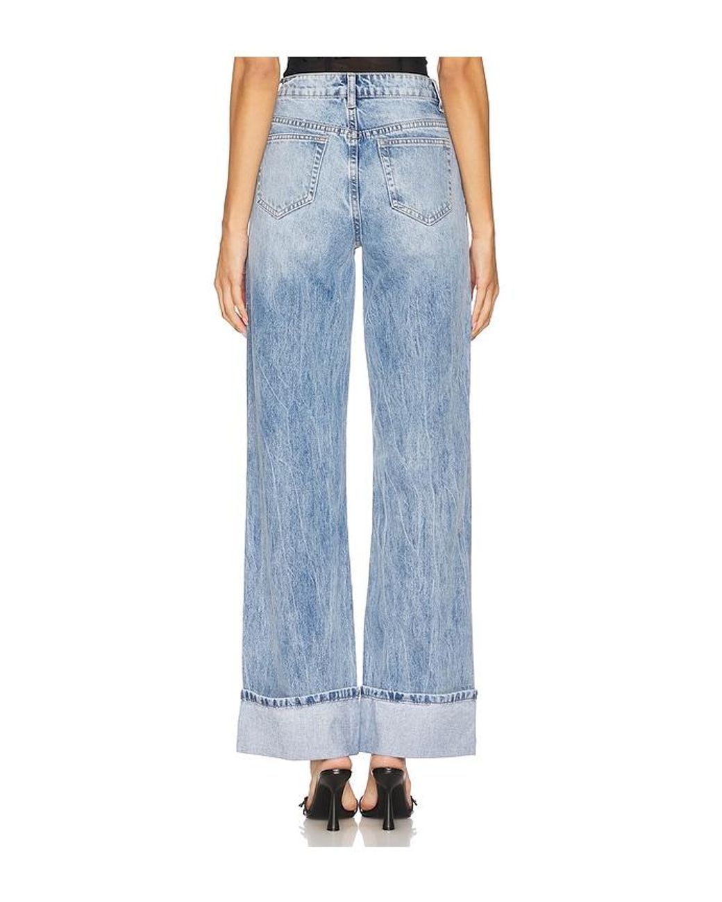 superdown Blue Lulu Cuffed Jeans