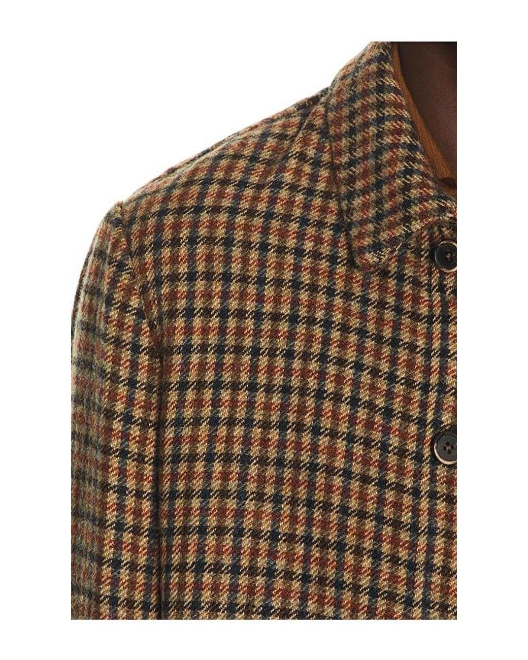Barena Brown Overshirt Tablo Fasser for men