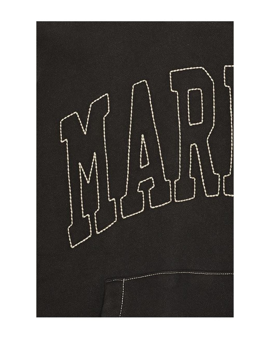 Market Black Big Stitch Hoodie for men