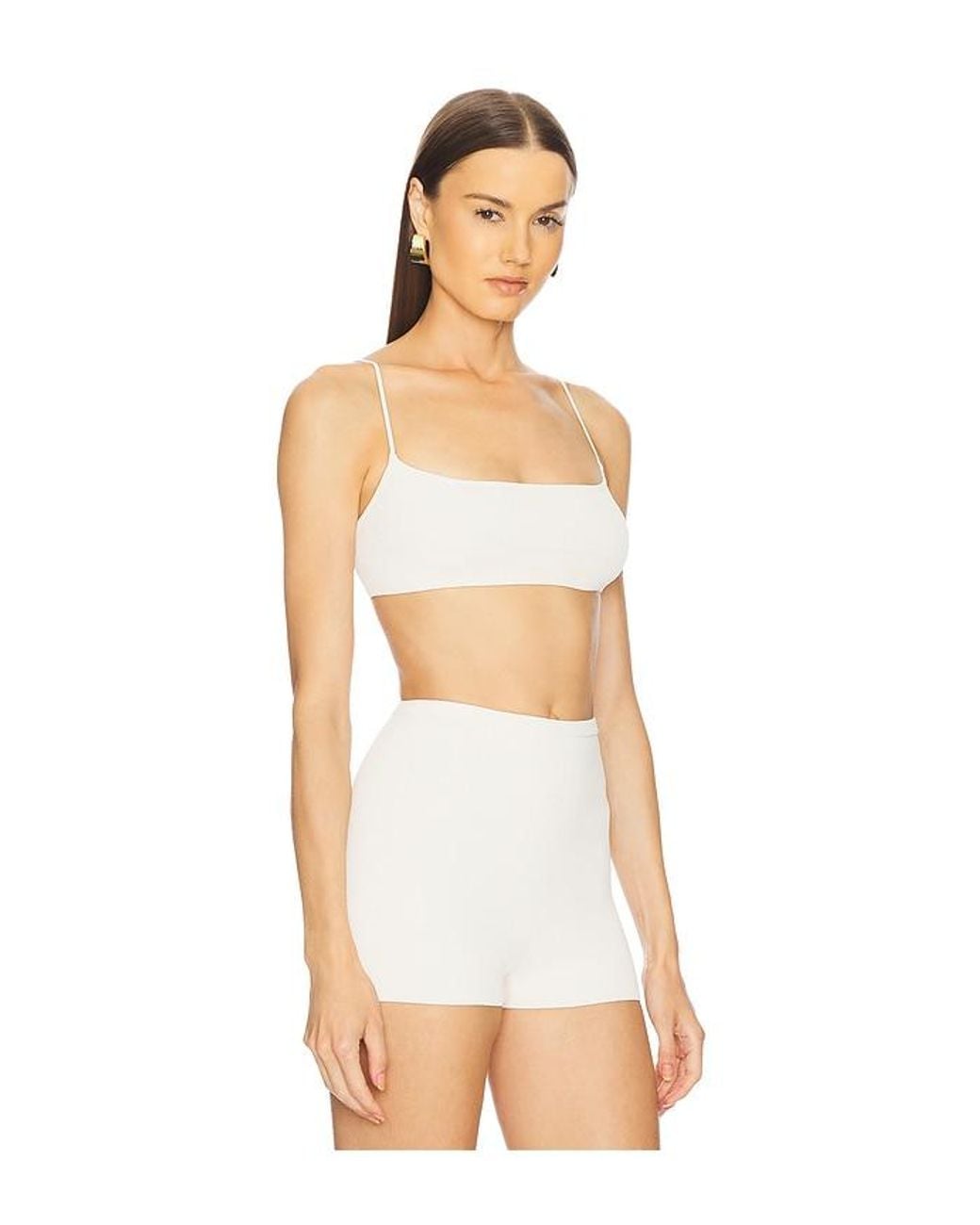 L'academie White 'Academie Viv Knit Bralette