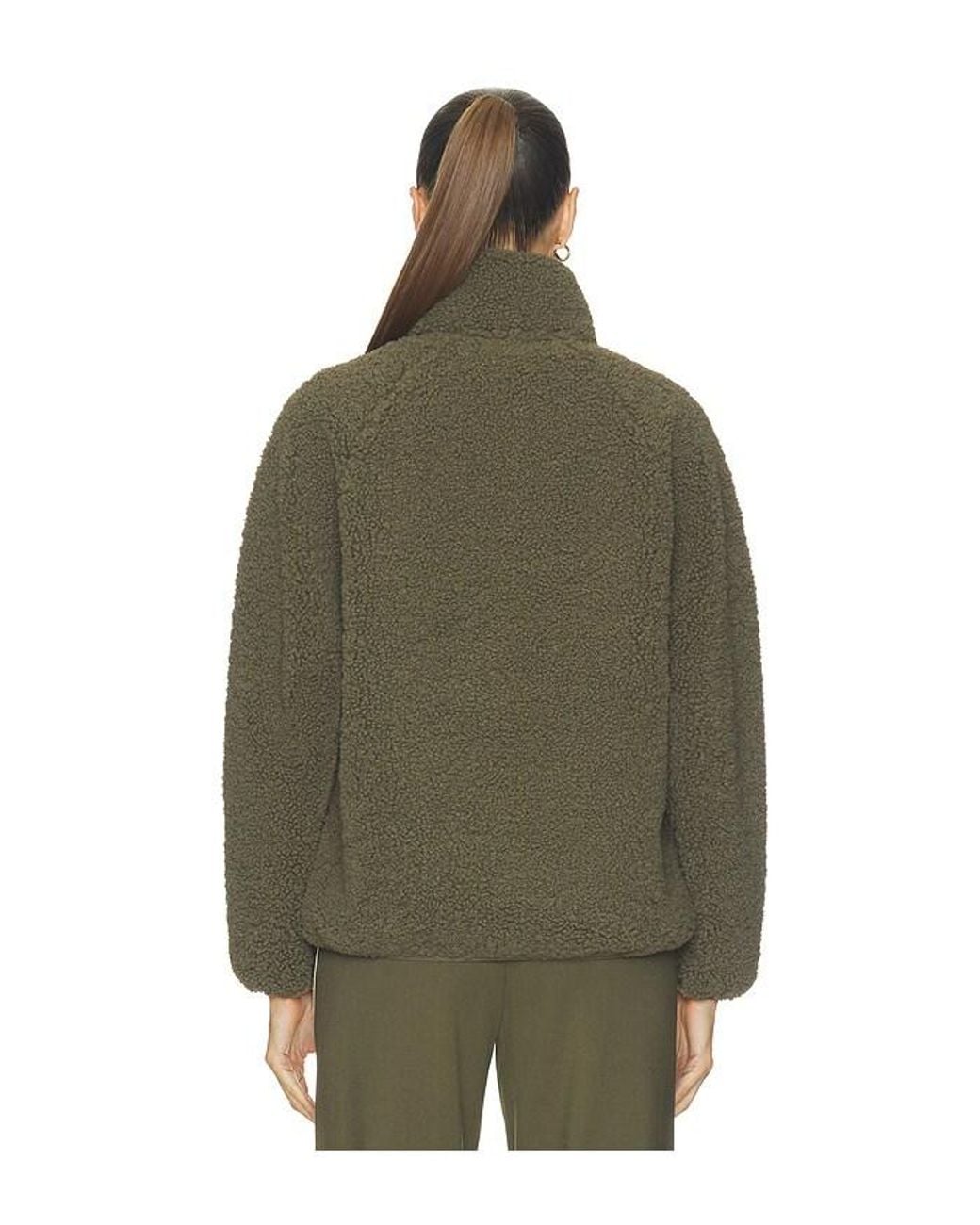 The Upside Green Harlow Fleece Pullover