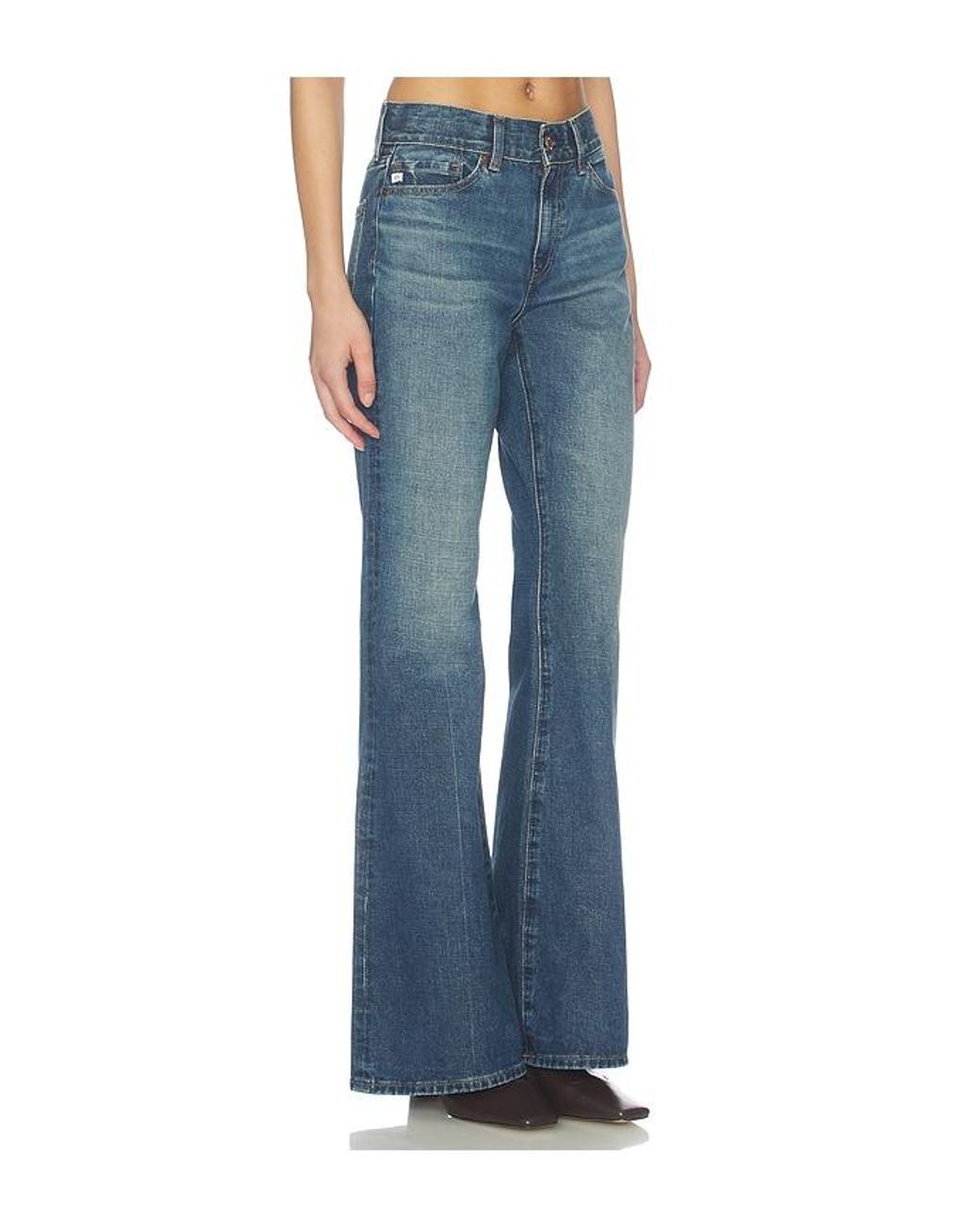AG Jeans Blue Georgia Flared Jeans