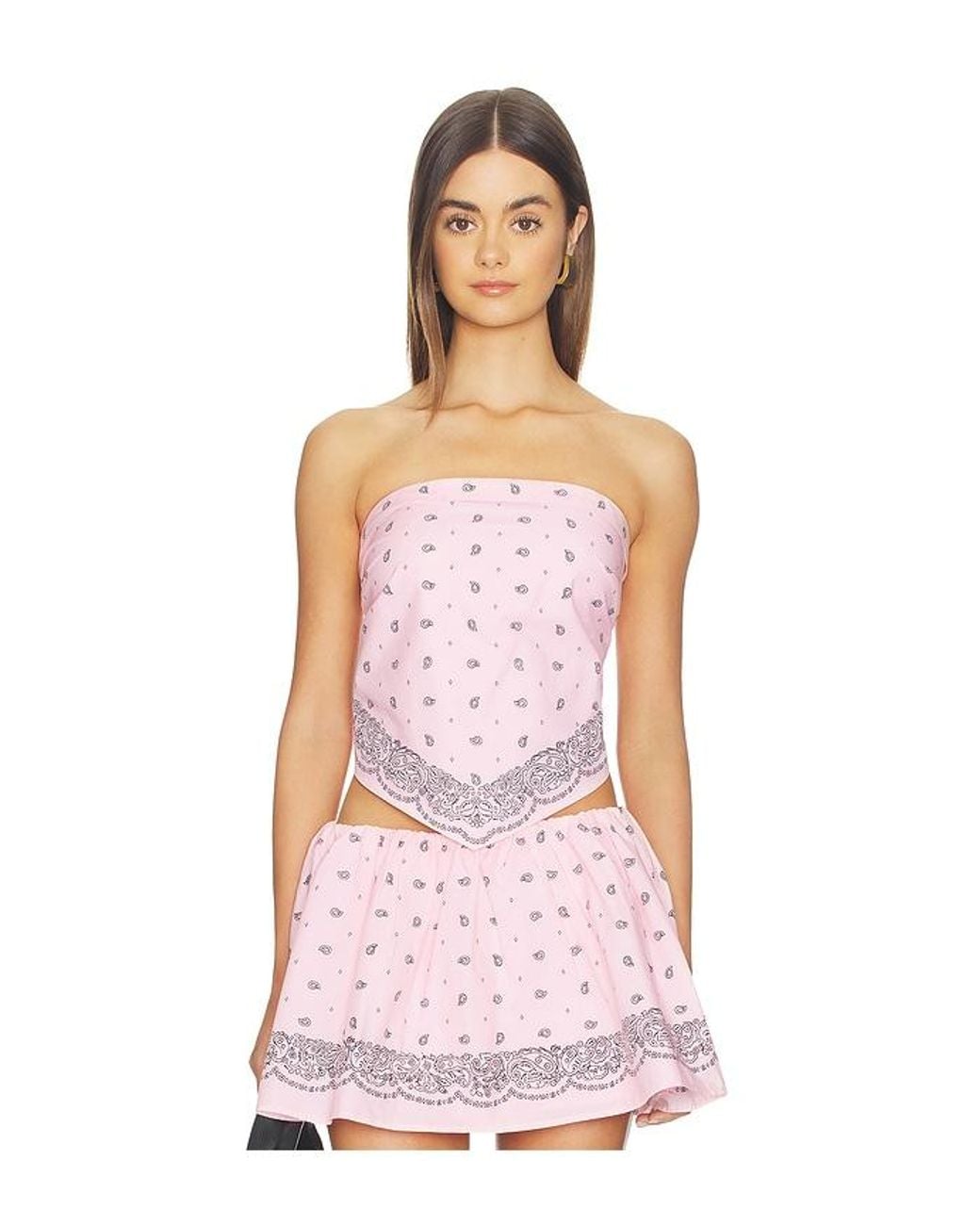 Lovers + Friends Pink Amelia Top