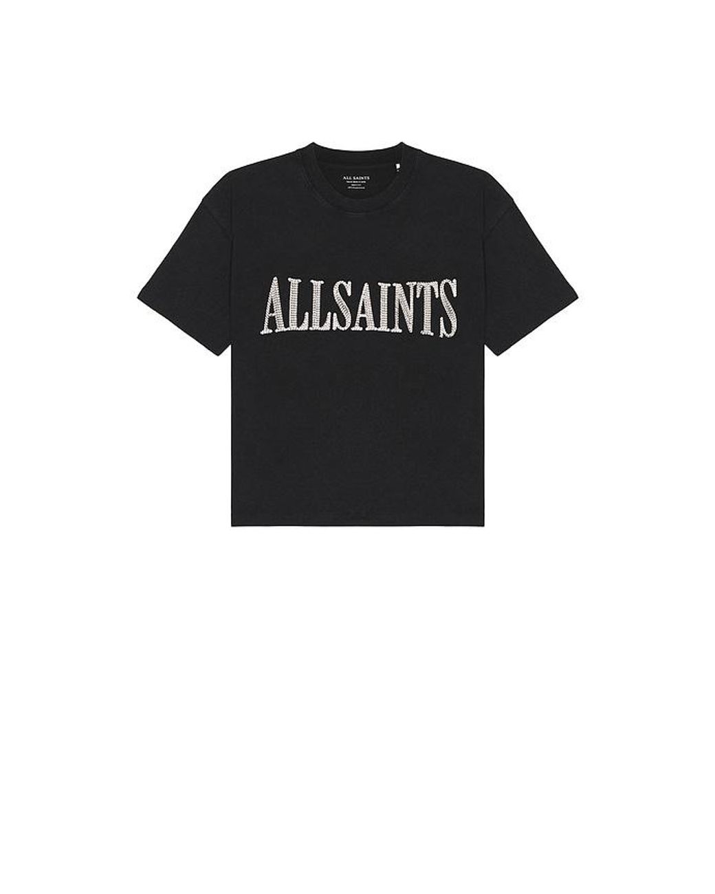 AllSaints Black Dash Tee for men