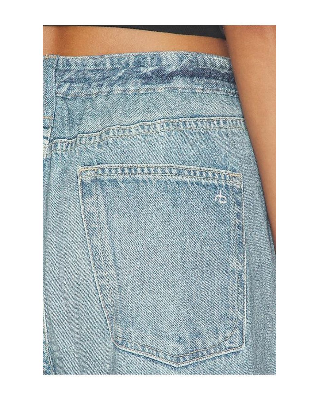 Rag & Bone Blue Miramar Terry Wide Pant
