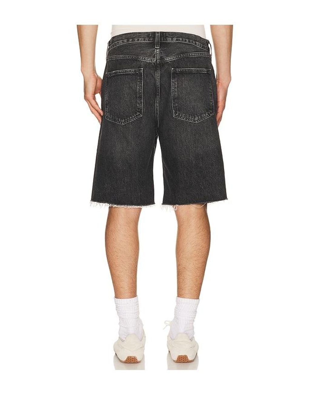 Agolde Black Anson Short for men