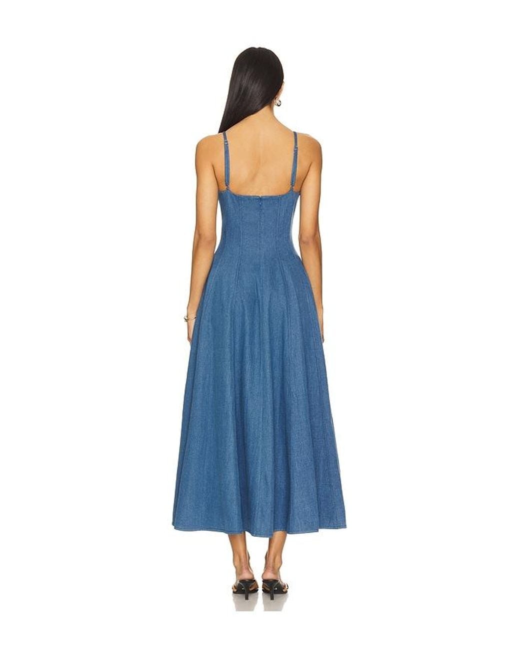 Lovers + Friends Blue Simone Midi Dress