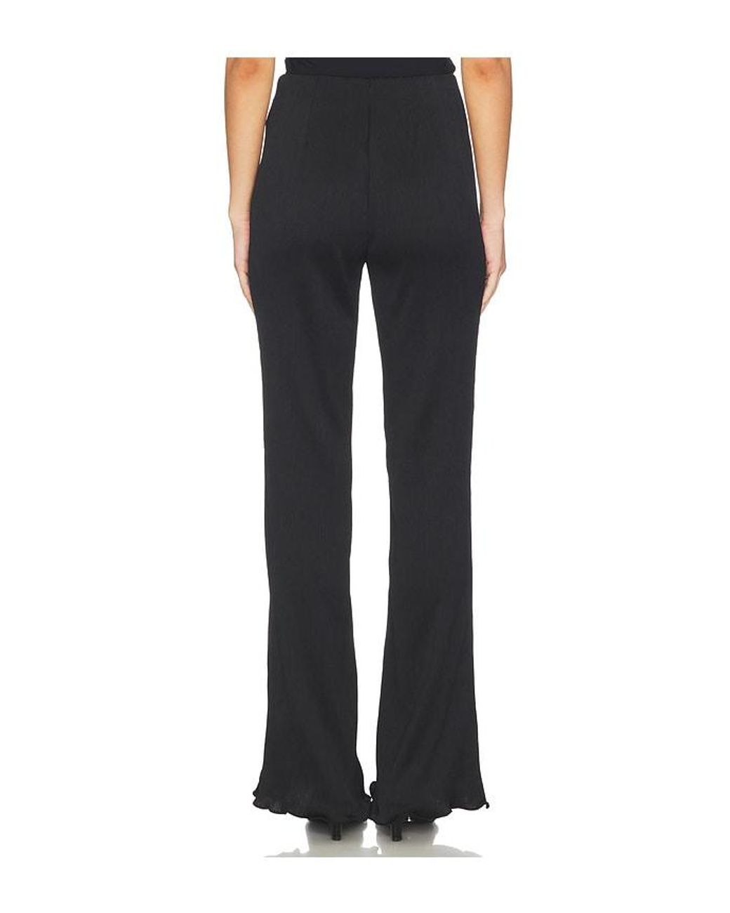 Lovers + Friends Black Rudi Plisse Pant