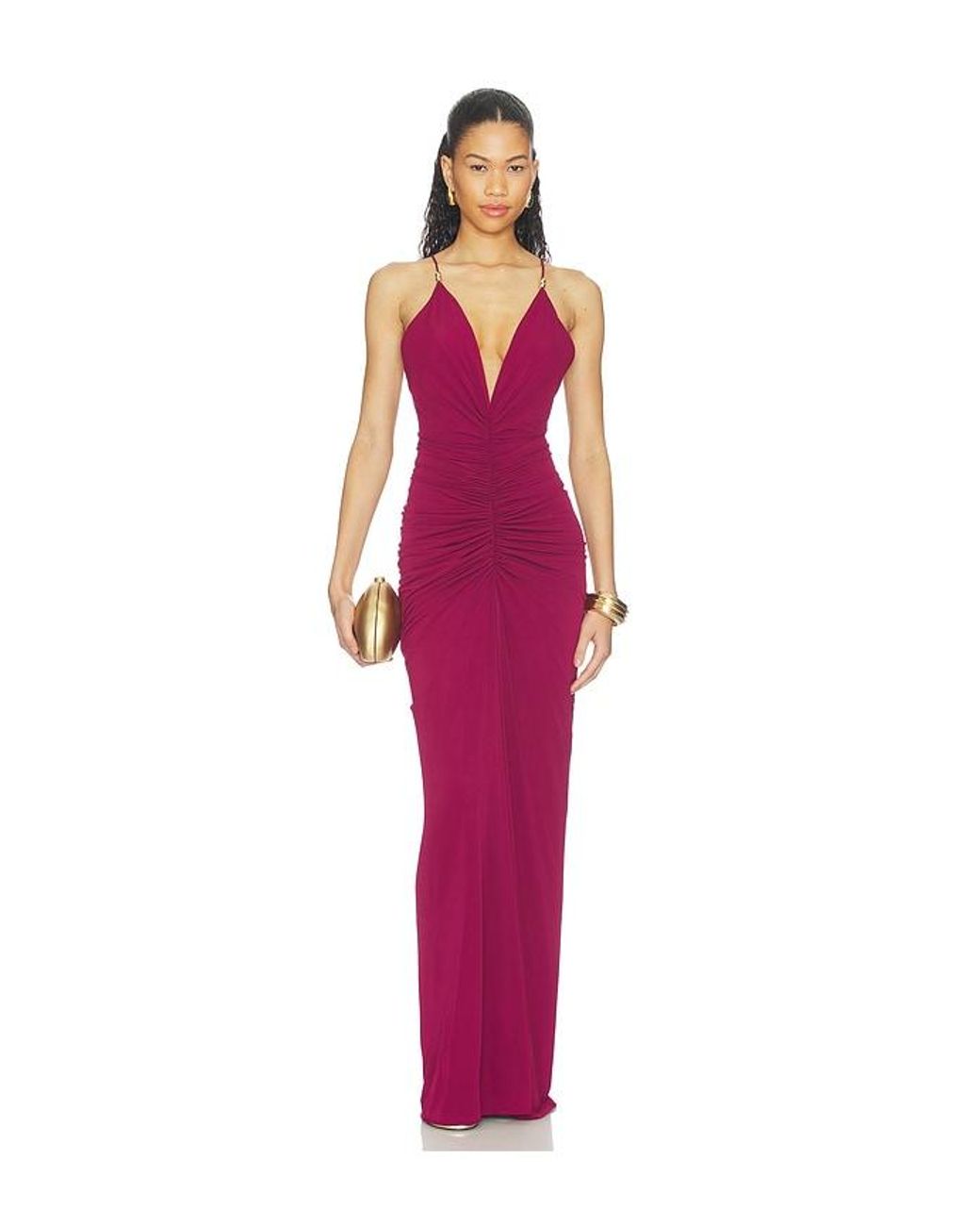 Ronny Kobo Red Anya Dress