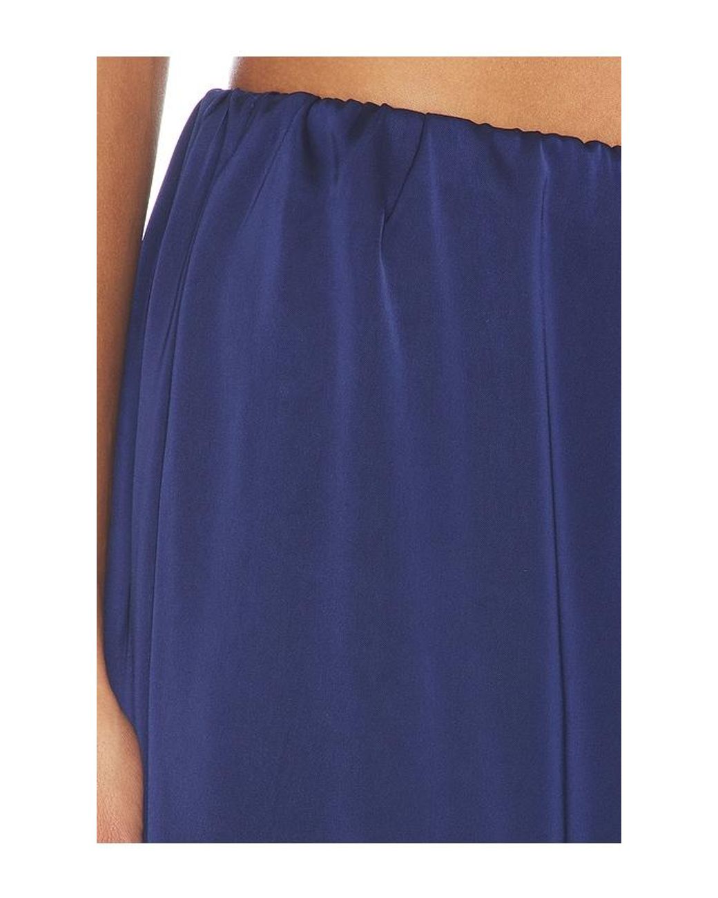 Lovers + Friends Blue Alette Satin Pants