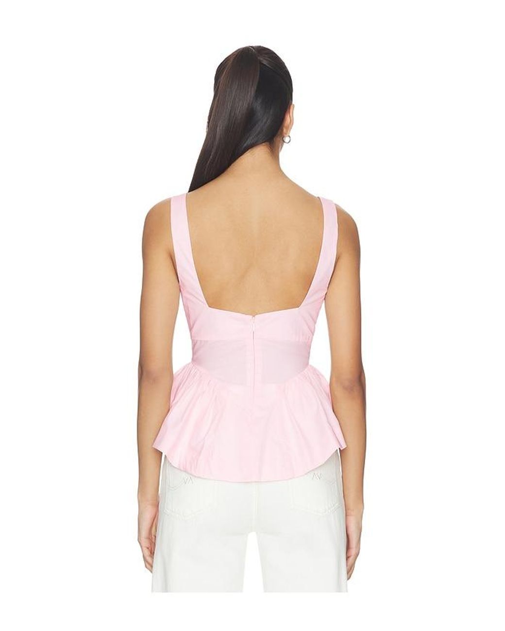 Lovers + Friends Pink Victoria Top