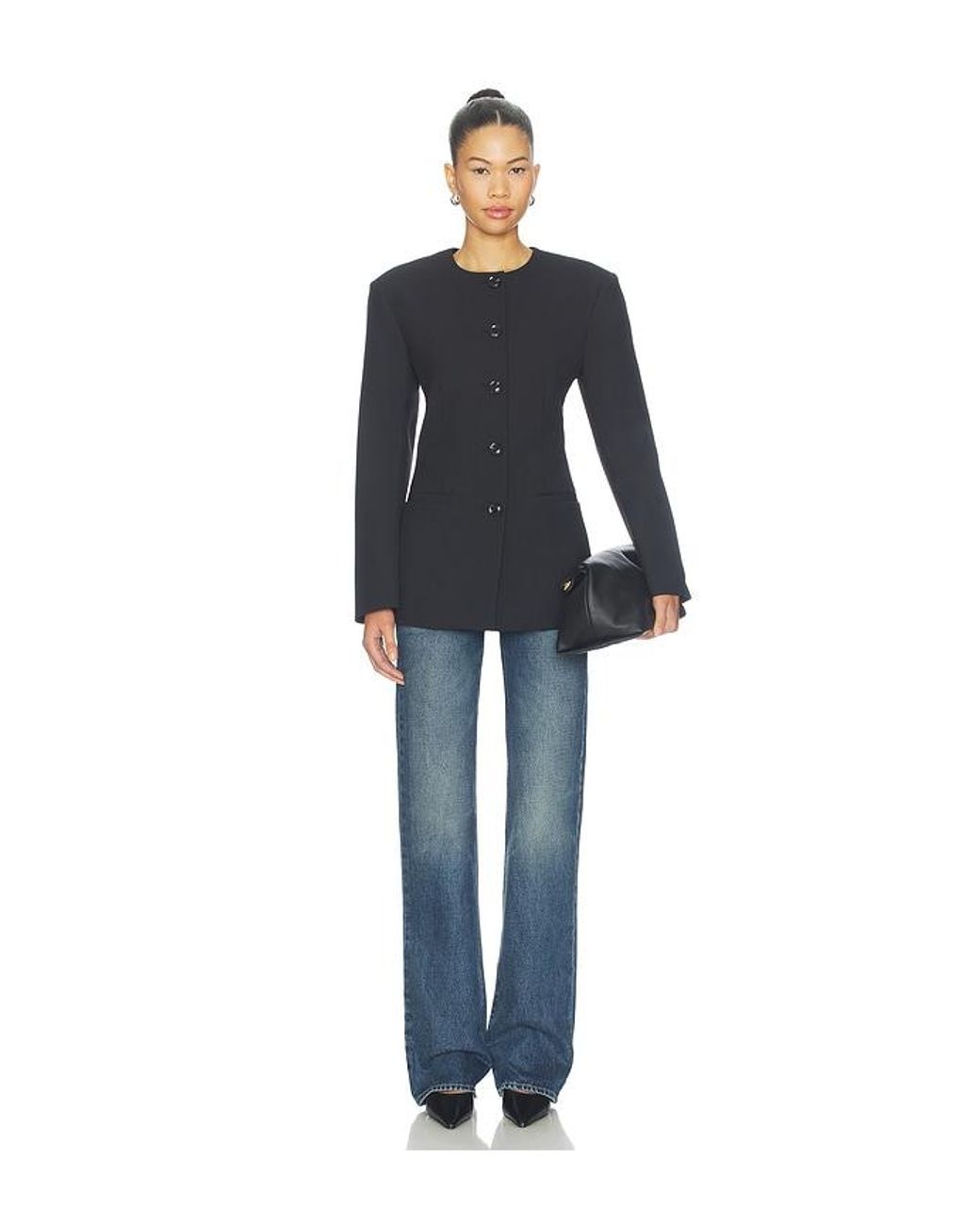 Anine Bing Black Huda Blazer