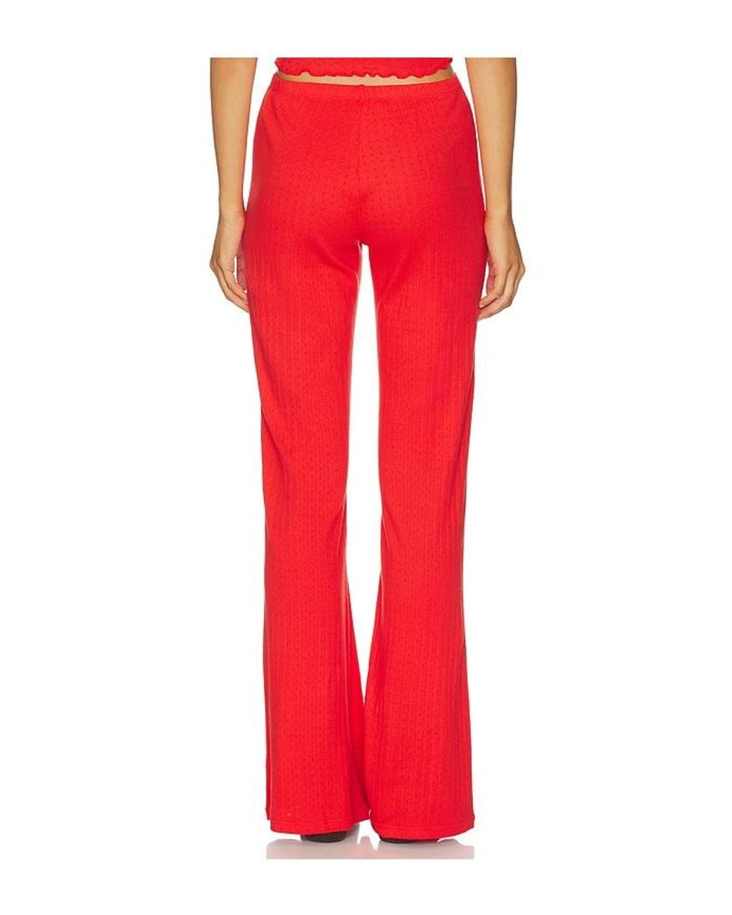 WellBeing + BeingWell Red Shaw Pant