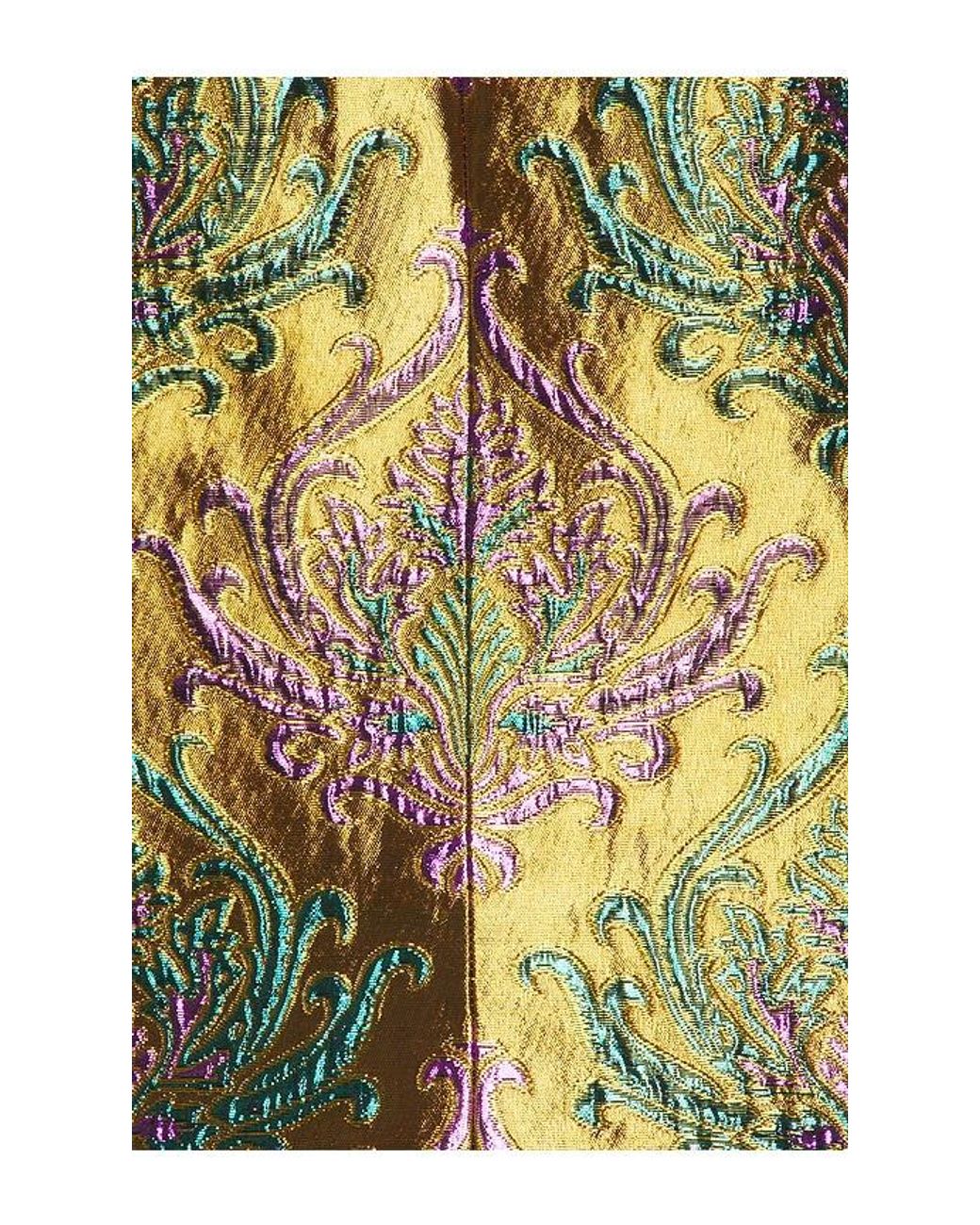 retroféte Multicolor Moreno Brocade Top