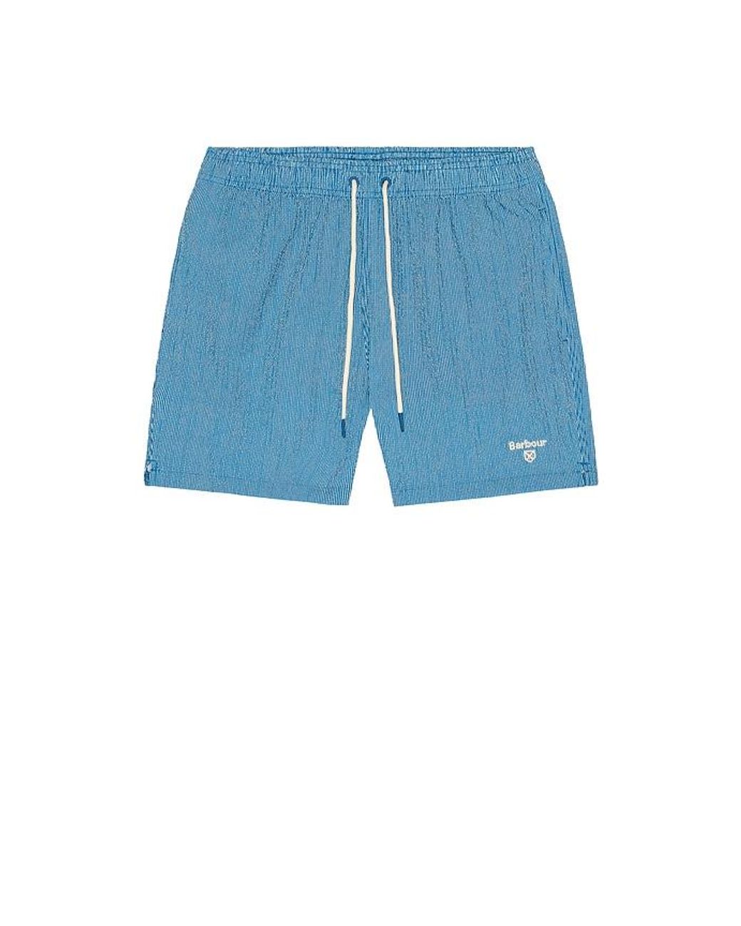 Barbour Blue Somerset Swim Short for men