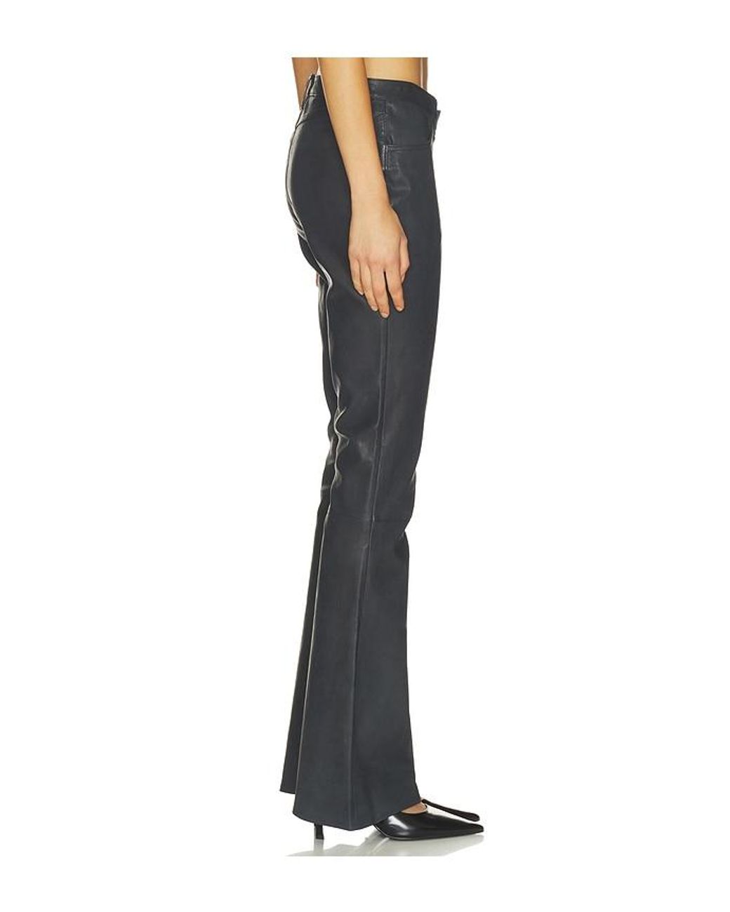 Herskind Blue Mathew Leather Pants