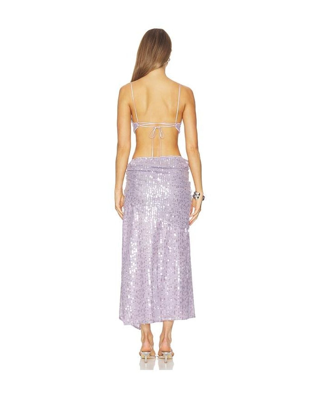 Lovers + Friends Purple Narissa Maxi Dress