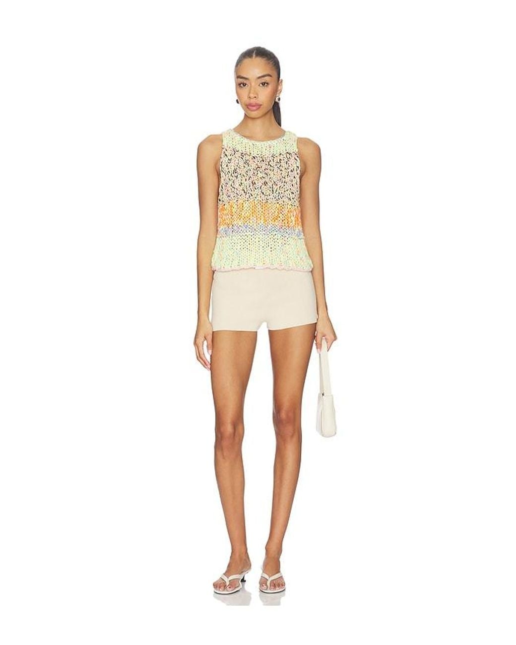 Free People Multicolor Flea Market Tank