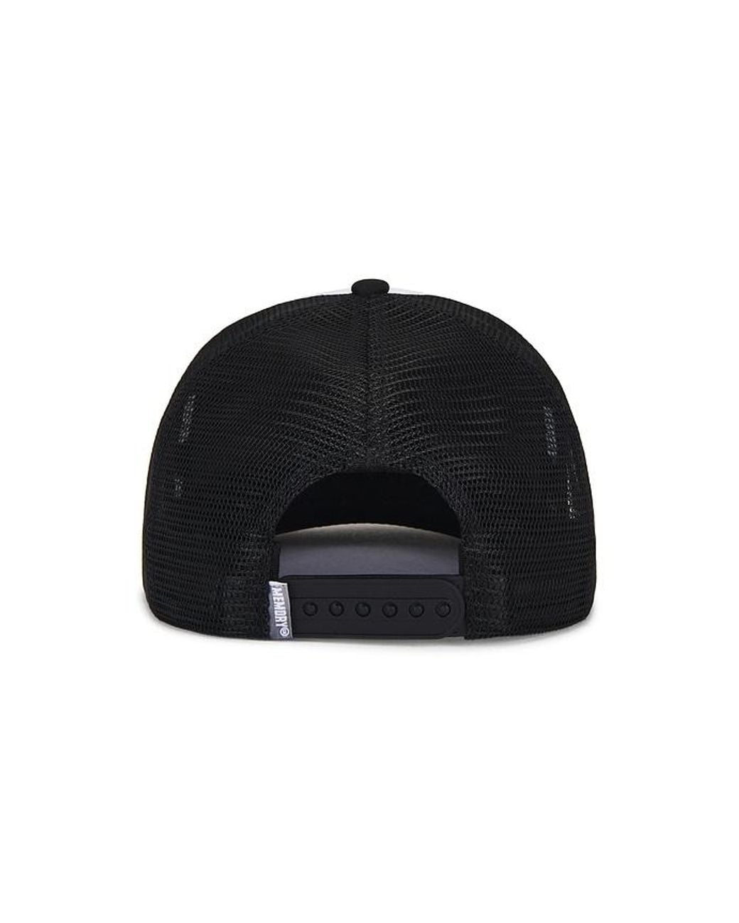 Memory Lane White Oval Text Trucker Cap for men