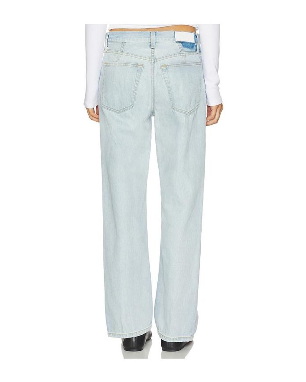Re/done Blue The Ollie Straight Leg Jean