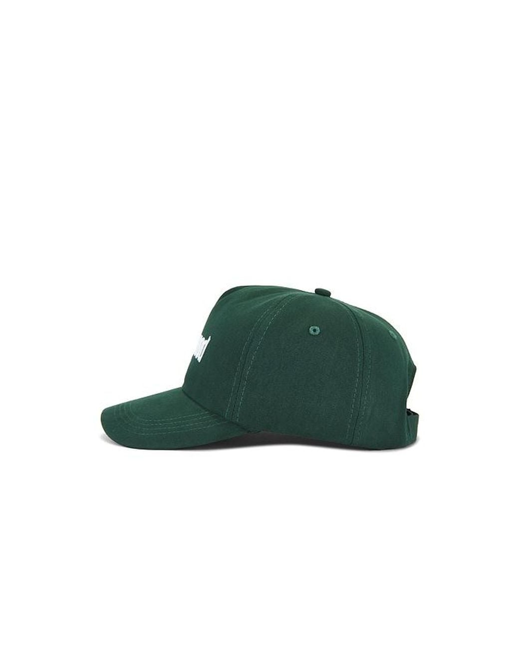 METALWOOD STUDIO Green Metal Logo 5 Panel Hat for men