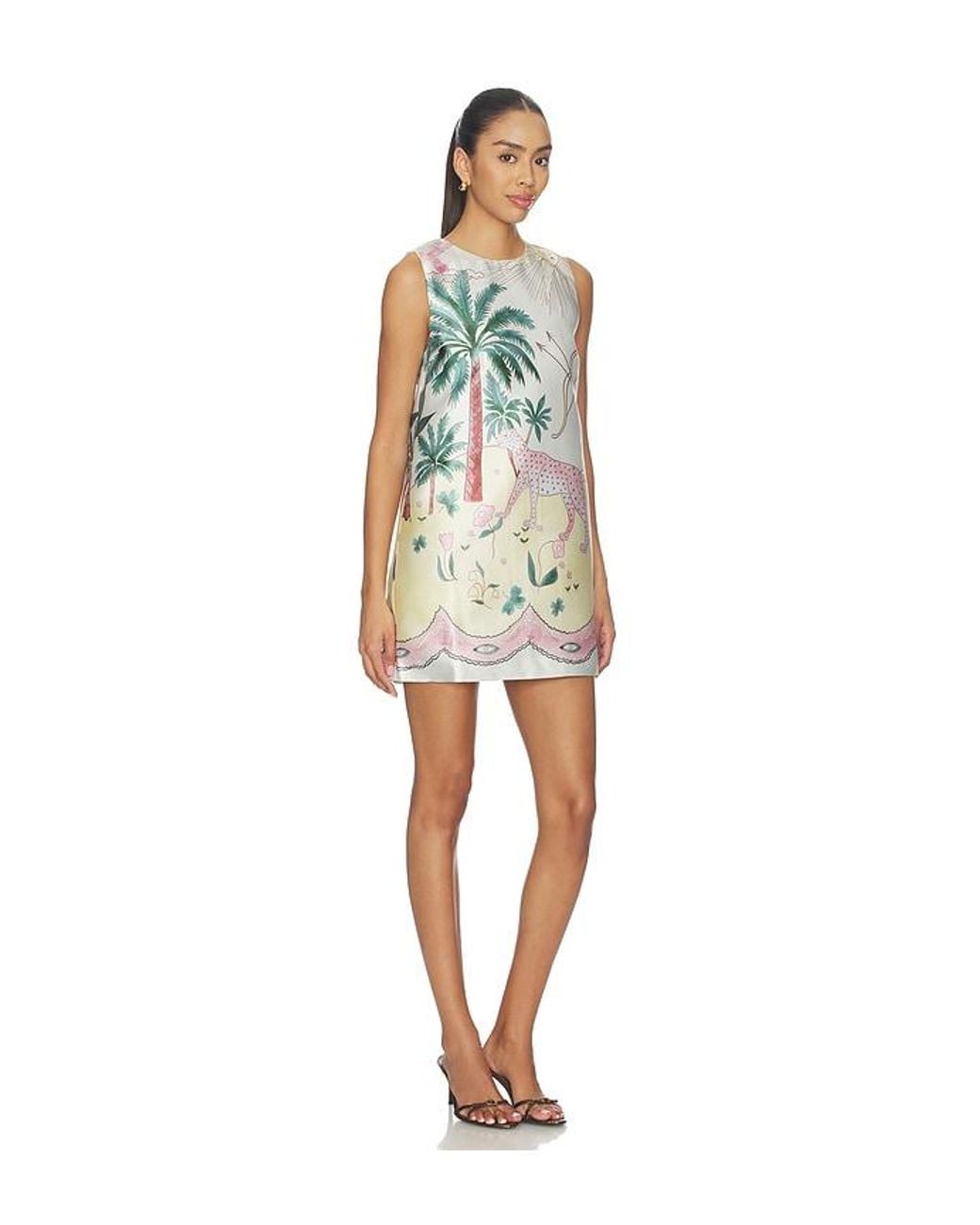 ROAME. White Sofia Mini Dress