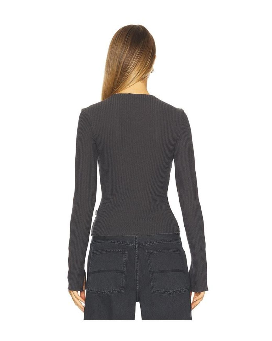Dr. Denim Black Erica Top