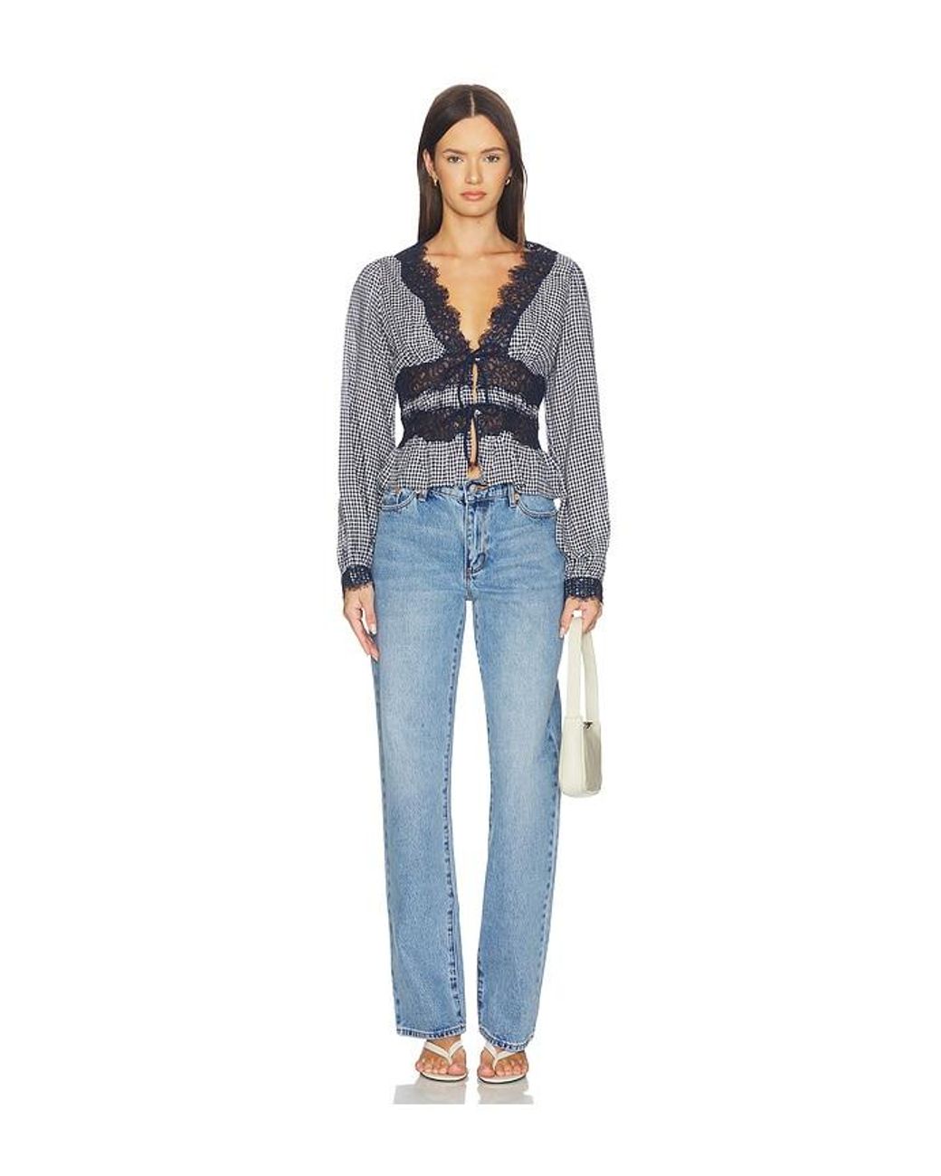 Cami NYC Blue Veredi Blouse