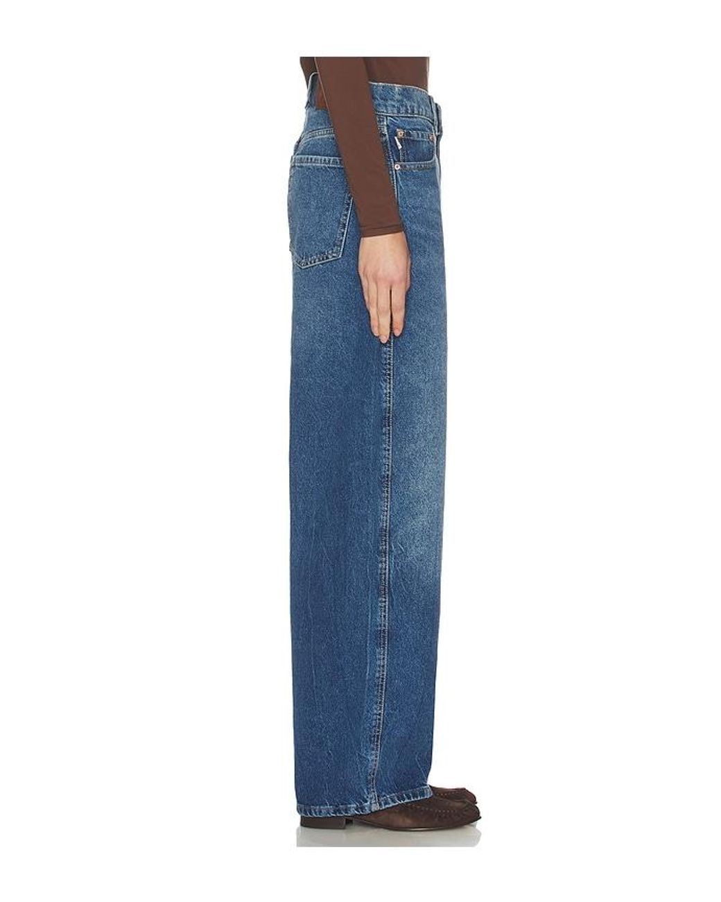 DL1961 Blue Taylor High Rise Relaxed Barrel Jeans