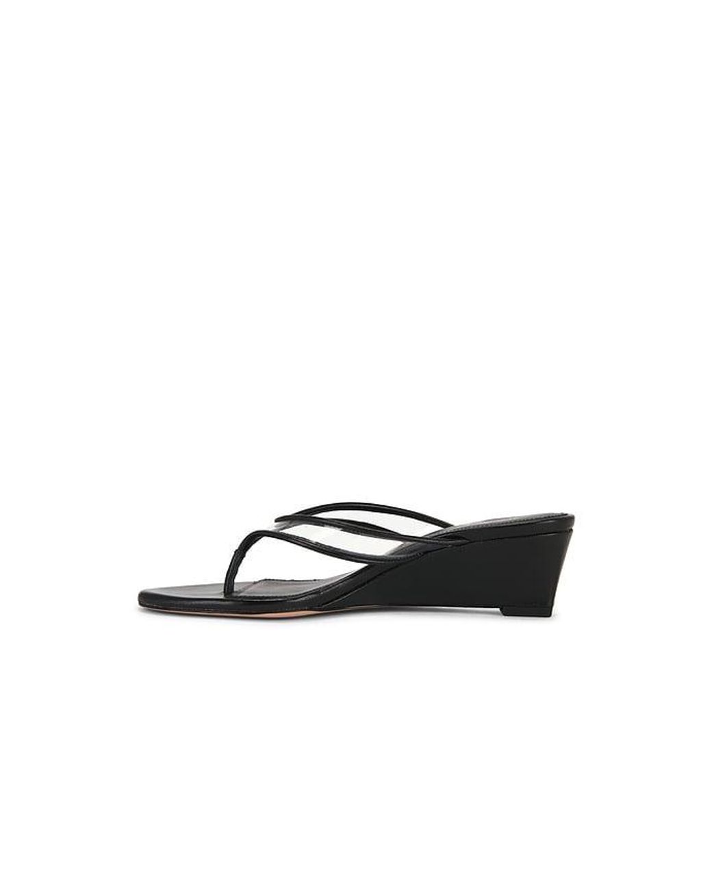 Veronica Beard Black Clea Wedge Sandal