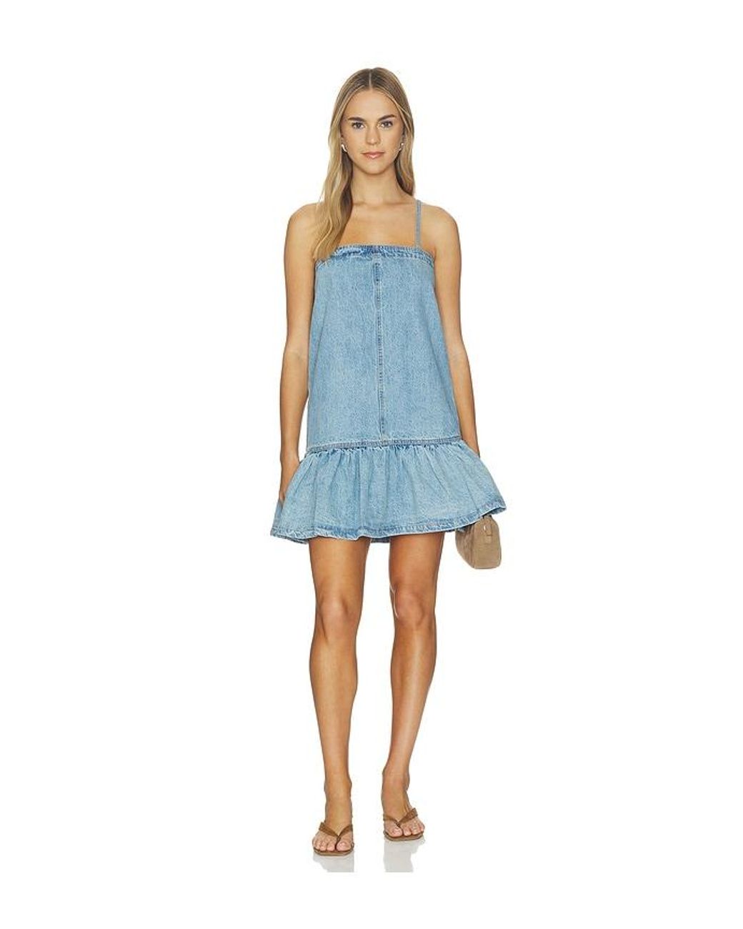 Blank NYC Blue Denim Mini Dress