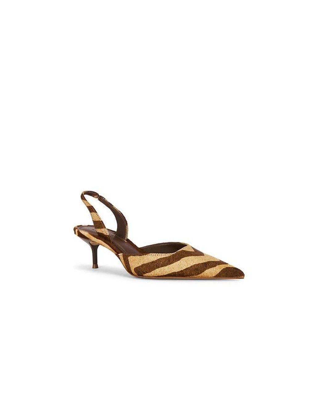 SCHUTZ SHOES Brown Paola Mid Pump