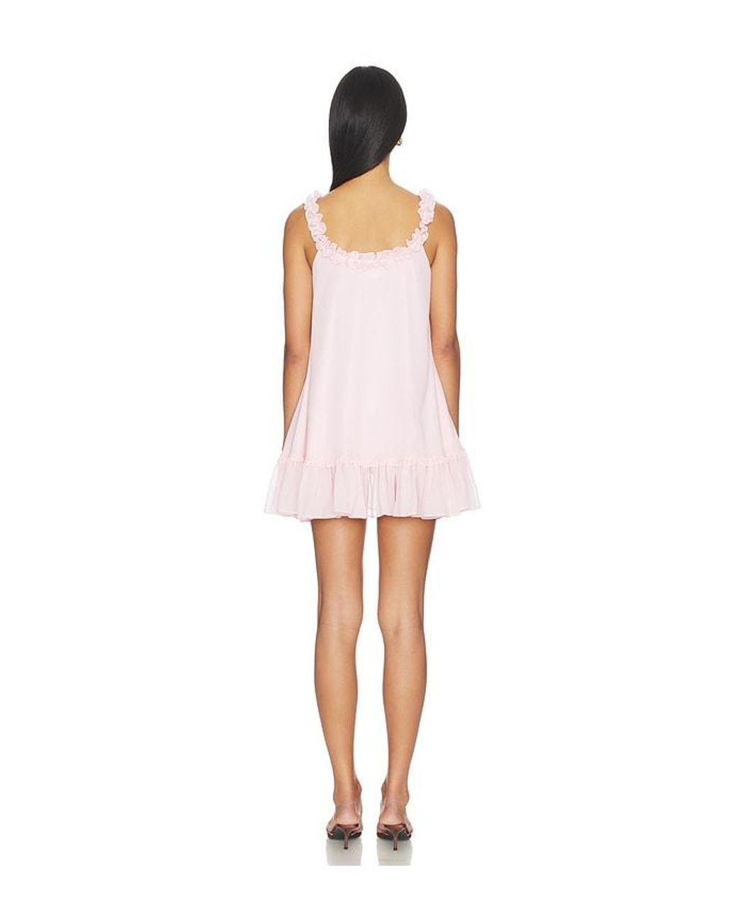 Lovers + Friends White Janet Mini Dress
