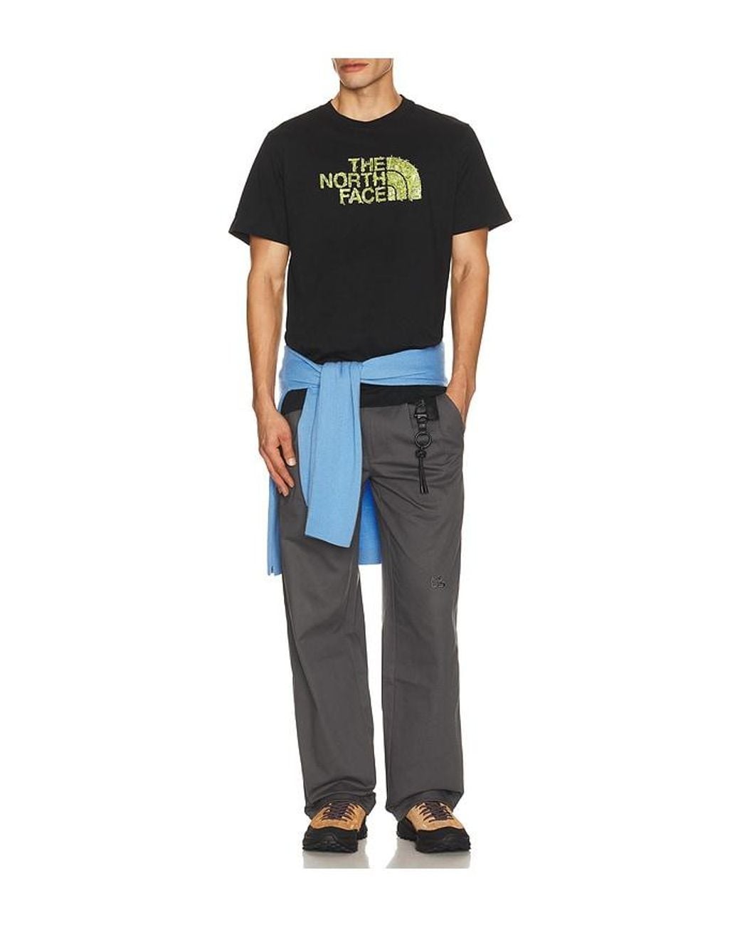 The North Face Black Half Dome Collage Sketch Regular Short Sleeve Tee for men