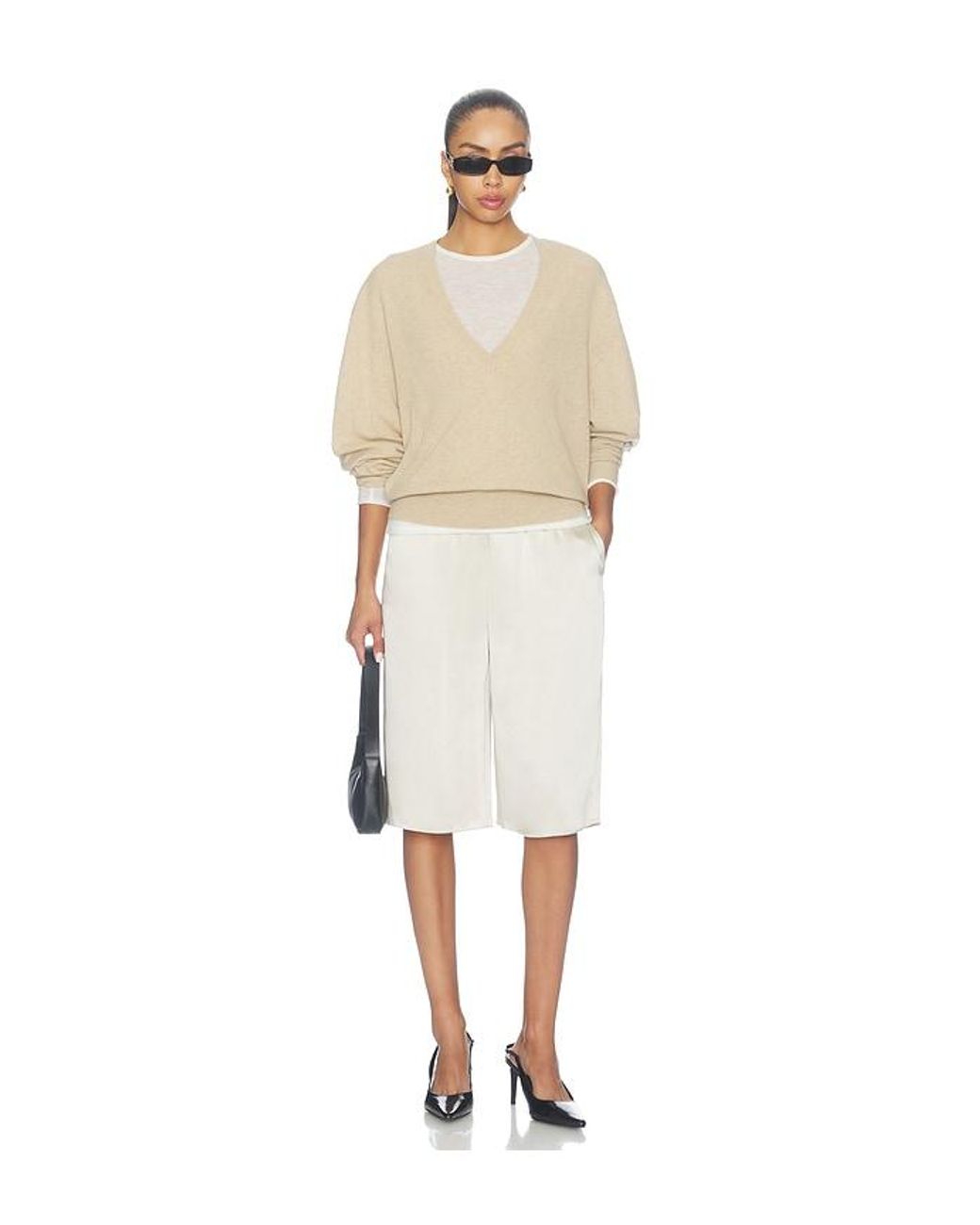 Ronny Kobo Natural Jayden V Neck