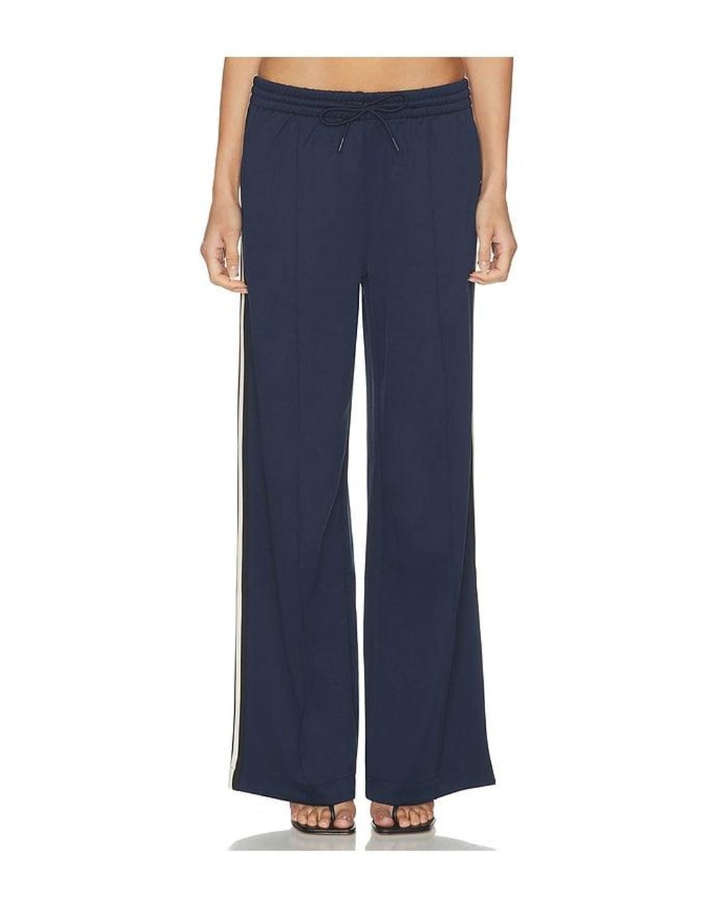 GOOD AMERICAN Blue The Track Pant