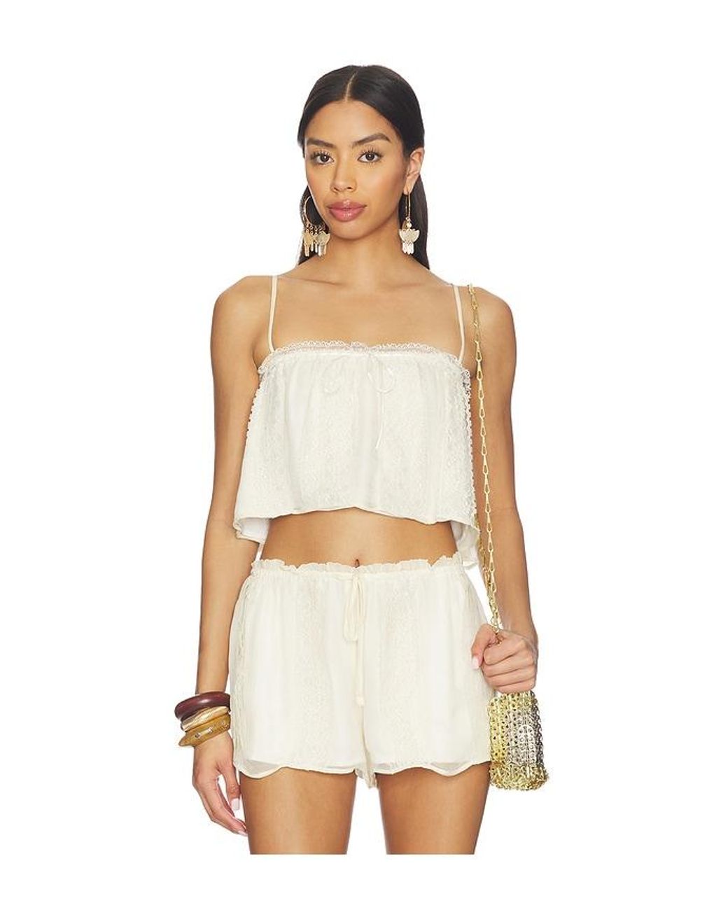 Tularosa White Tatum Top