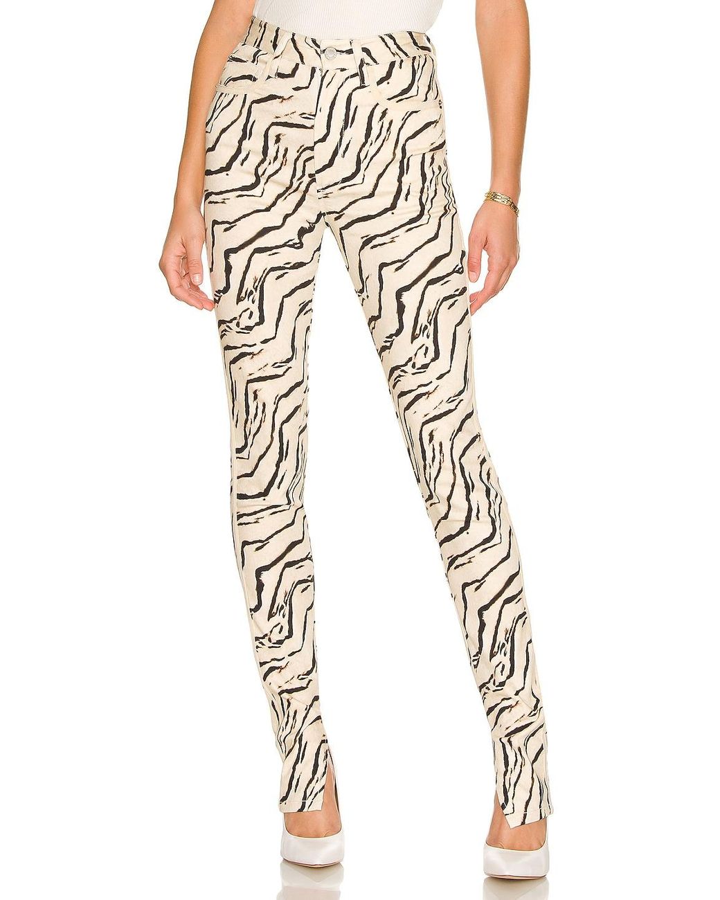 WeWoreWhat Synthetic Piped Stiletto 
