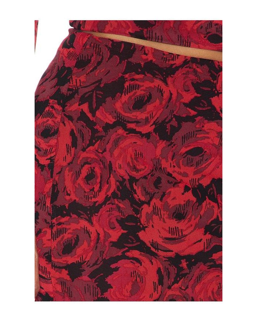 AFRM Red Tegan Mermaid Skirt