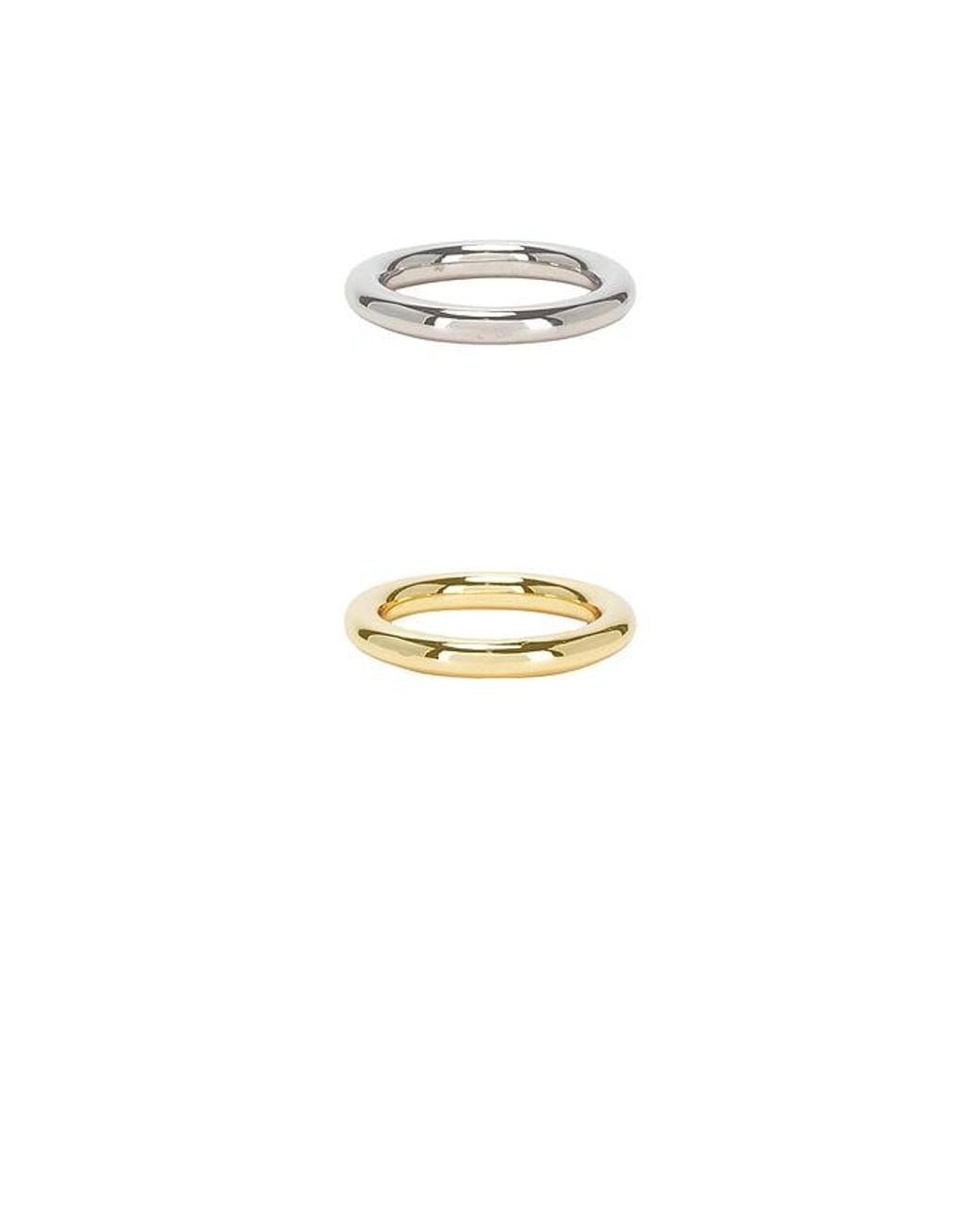 Shashi White Connor Ring Set