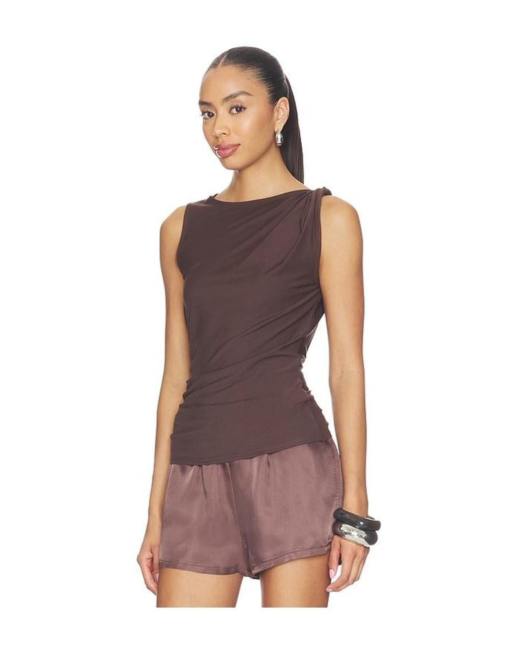 Veronica Beard Brown Otessa Top