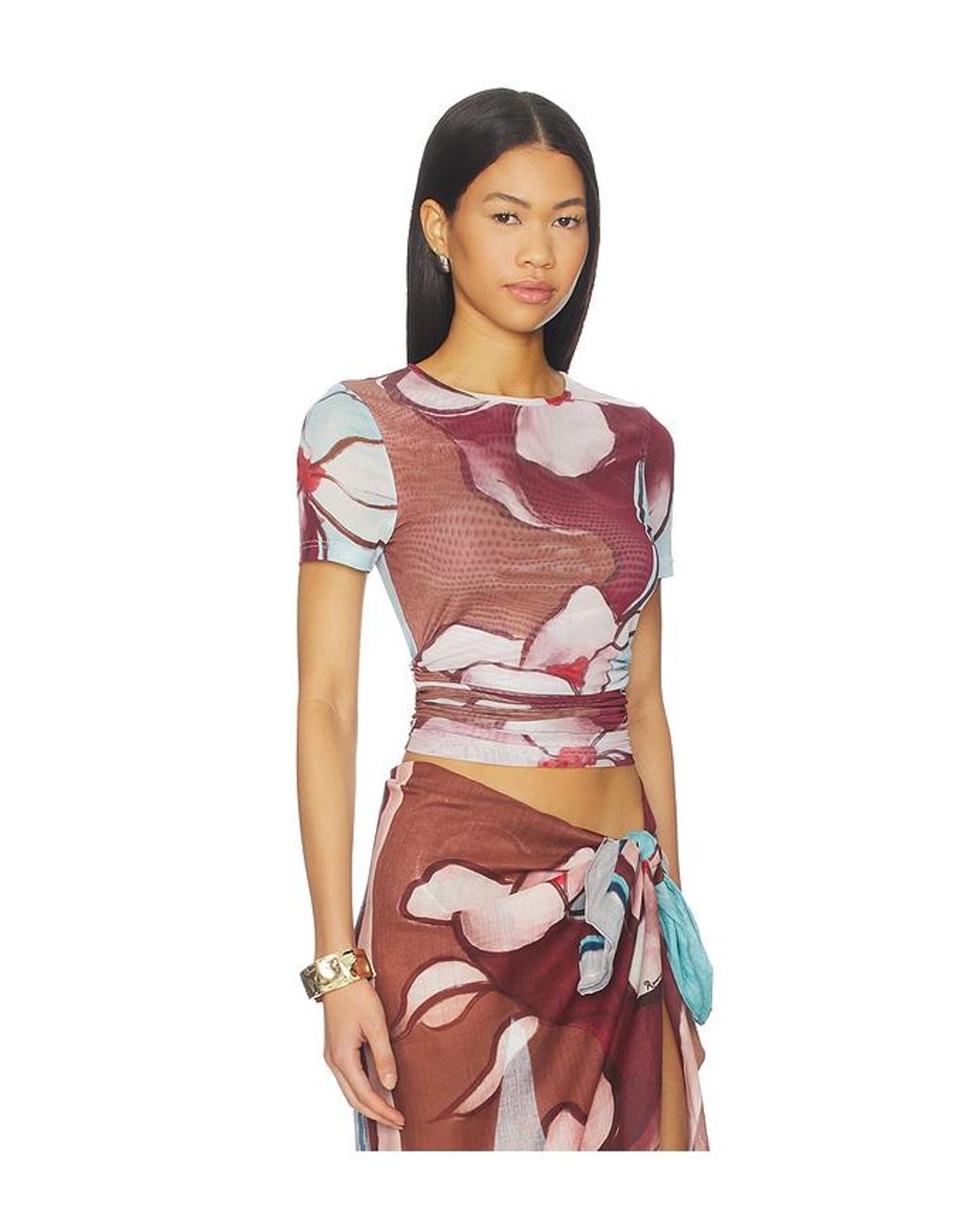 ROAME. Red Marley Tee