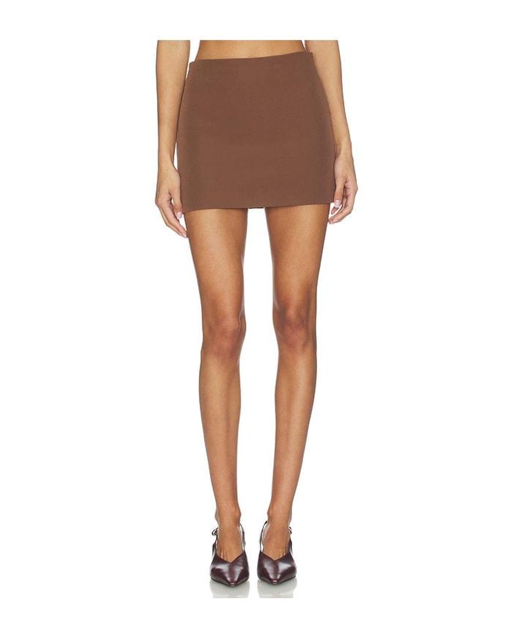 ALL THE WAYS Brown Jubilee Mini Skirt