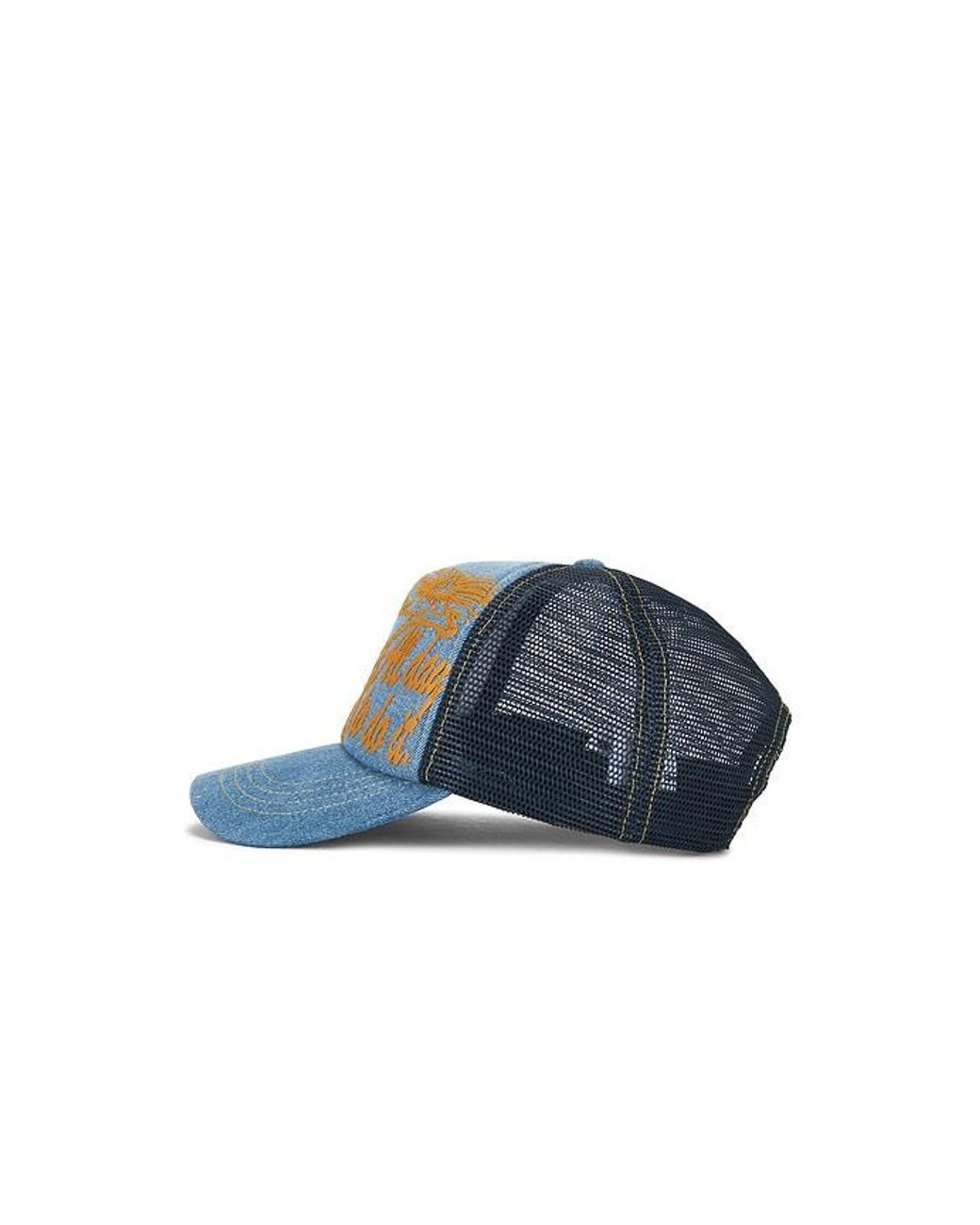 JUNGLES Blue Fuck To Do Trucker Cap for men