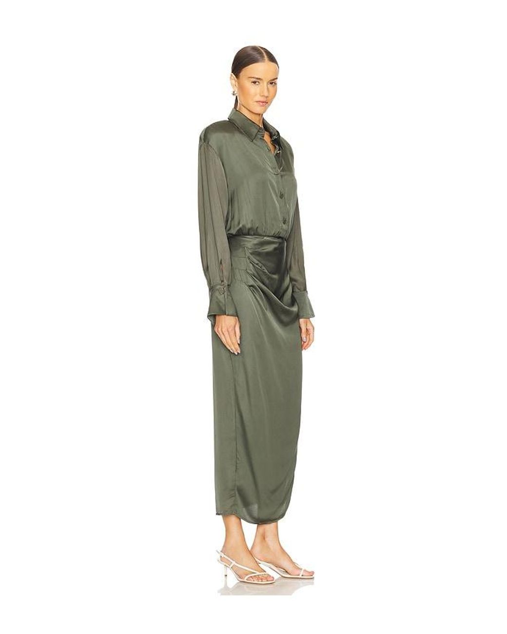 Astr Green Elizabello Dress
