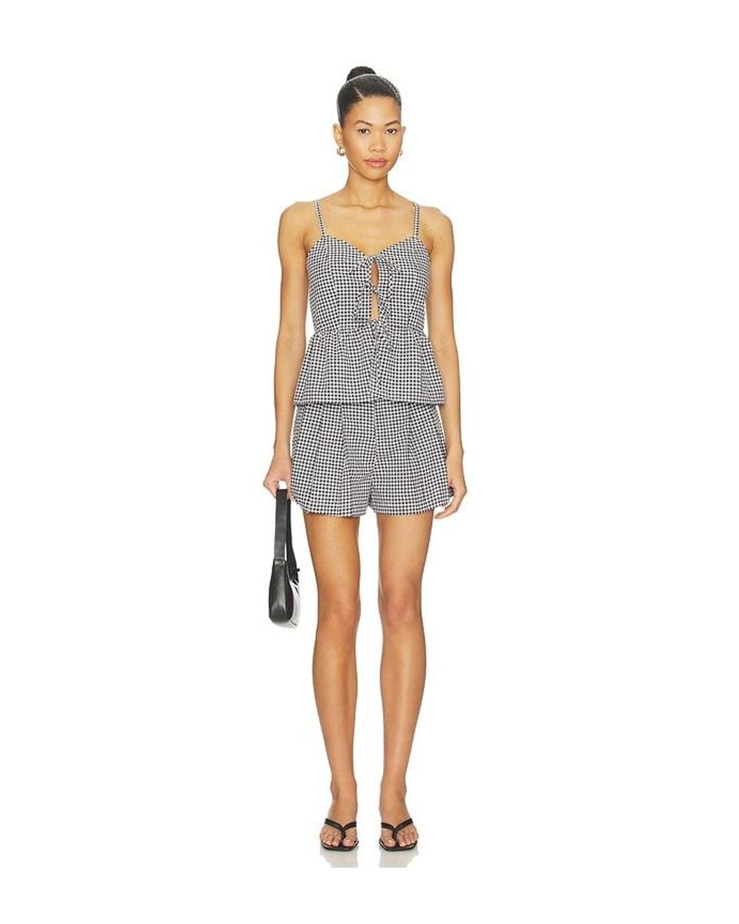 Blank NYC Multicolor Plaid Tank Top