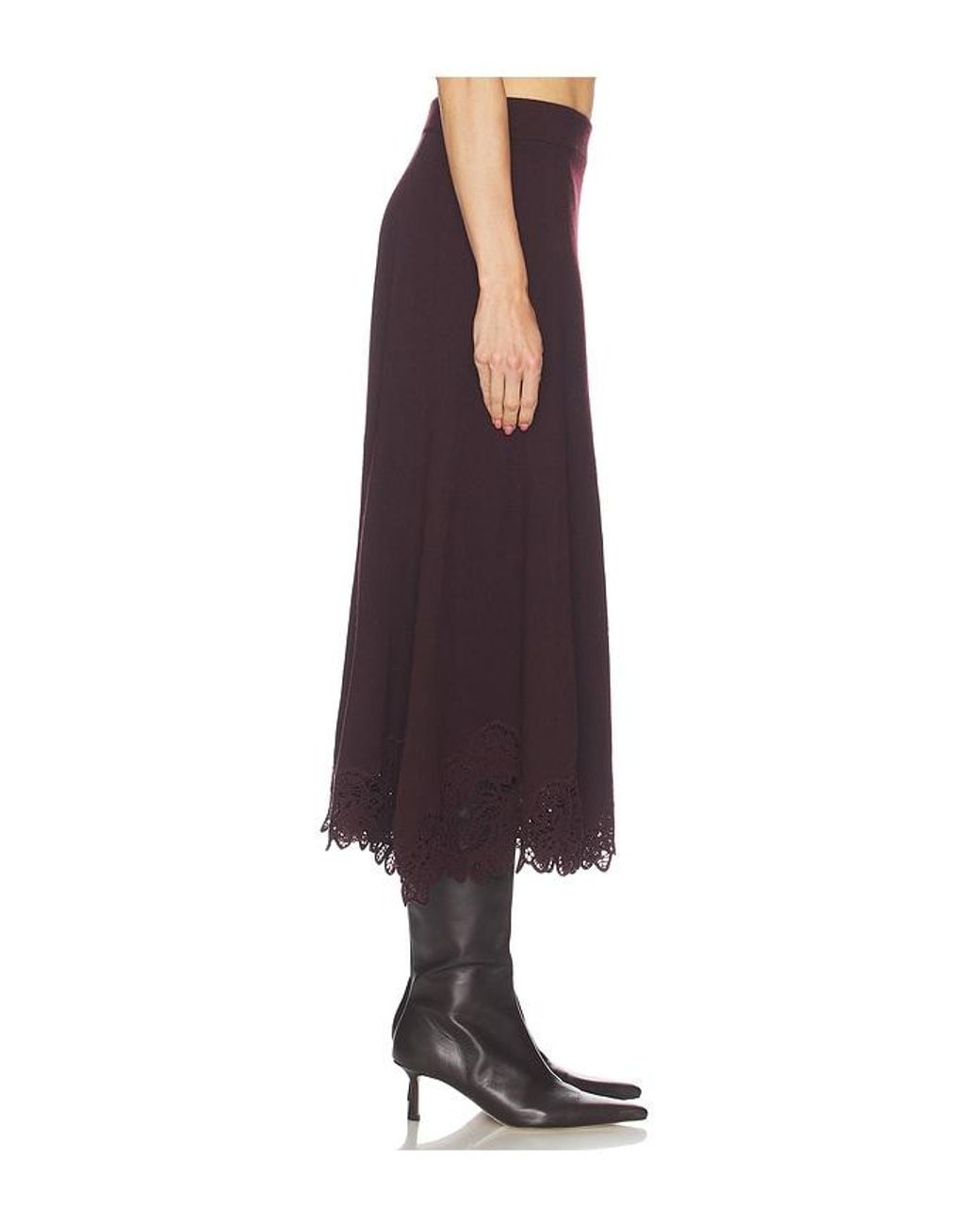 Zimmermann Multicolor Valiant Merino Lace Skirt
