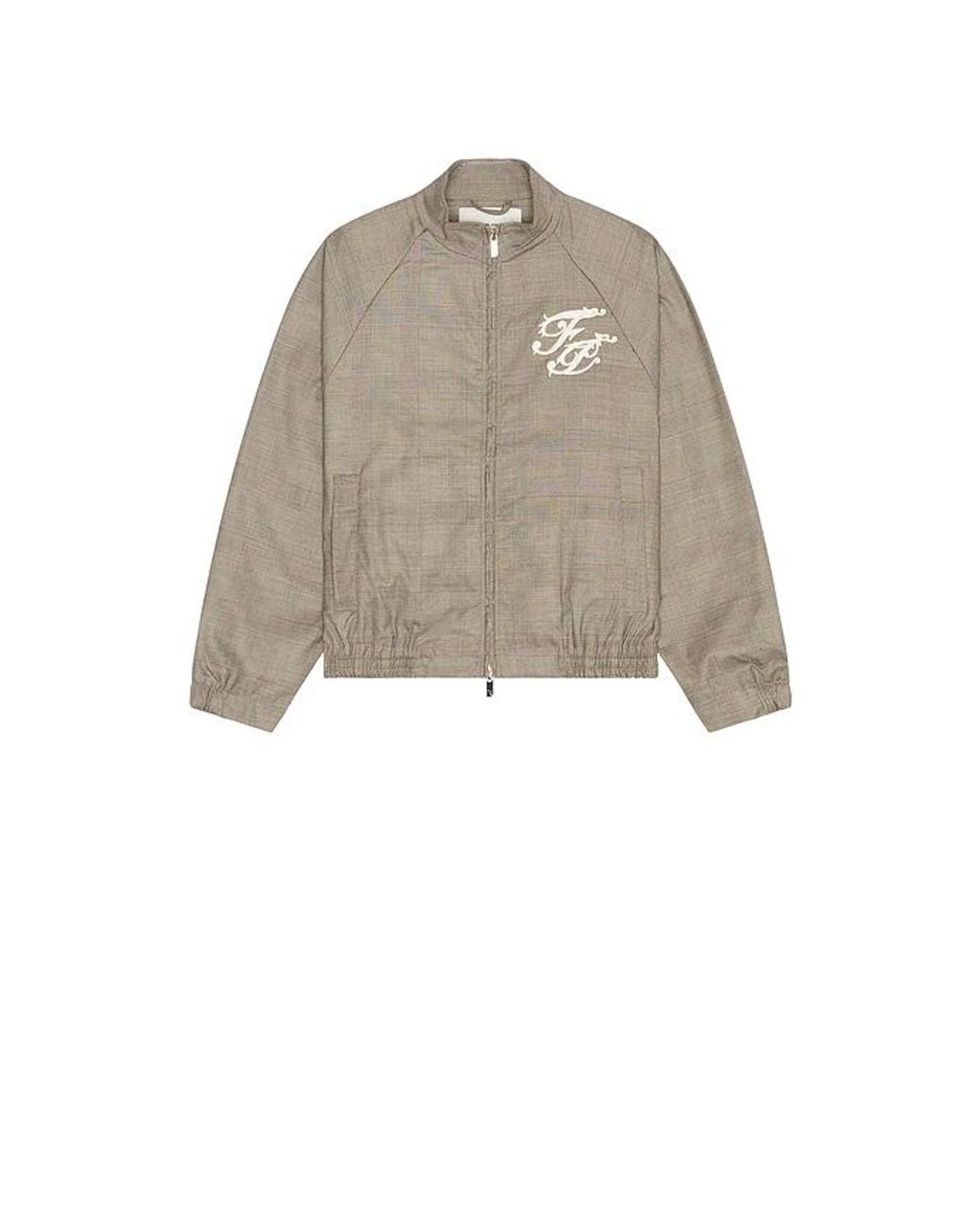 Filling Pieces Gray Raglan Track Jacket for men