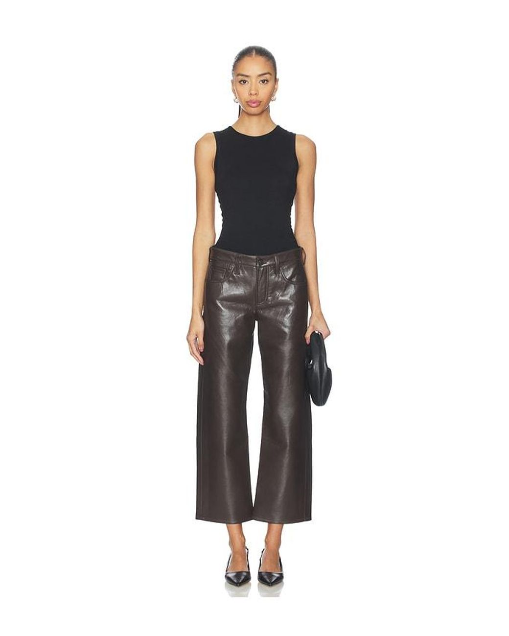 Citizens of Humanity Black Faye Vintage Straight Pants